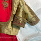 Maggum work designer saree blouse - ready made saree blouse - lehenga sarwe blouse