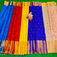 Uppada Silk Pattu Saree, 5 colour nakshatra Wedding Saree, Pure Uppada Pattu Saree, light weight saree - saree for women