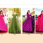 Anarkali designer gown, readymade Rani pink and purple indian gown