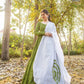 Anarkali designer gown, readymade Rani pink and purple indian gown