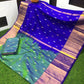 Purple and yellow pure Uppada Silk Pattu Saree, Wedding Saree, Pure silk saree, handwoven silk saree, two tone saree for woman