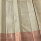 Pastel colour with zari waving Bridal pure kanchipuram silk saree - wedding silk - soft silk saree - silk mark certified