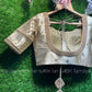 Maggum work designer saree blouse - ready made saree blouse - lehenga sarwe blouse