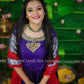 Black and silver Pattu Gown - indian traditional dress - party wear gown - floor length gown
